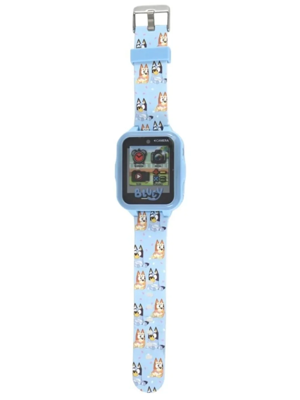 Bluey Children's Touchscreen Smart Watch Silicone Strap and Blue Case 42MM